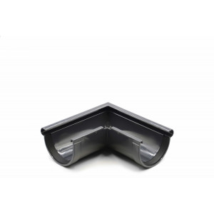 Кут ринви зовнішній 90° (RAINWAY 130) графітовий