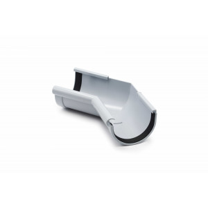 Кут ринви внутрішній 135° (RAINWAY 130) сірий