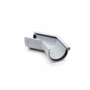 Кут ринви зовнішній 135° (RAINWAY 130) сірий