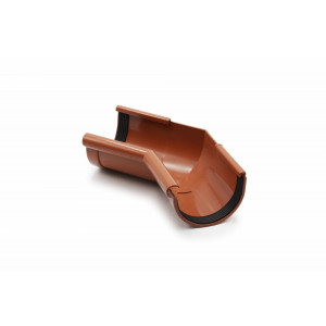 Кут ринви внутрішній 135° (RAINWAY 130) цегляний