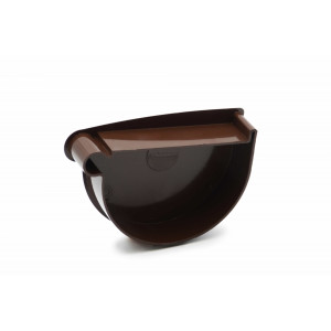 Заглушка лійки ліва (RAINWAY 130) коричнева